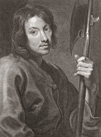聖マシューまたは使徒マシュー。 肖像画。 作： Cornelius van Caukercken