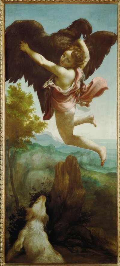 ガニメデの誘拐 作： Correggio