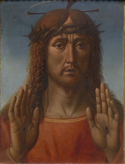 悲しみの男、c。 1490年。 作： Cosimo di Lorenzo Rosselli
