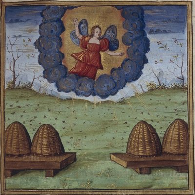 ヴァージル作「Georgics」のイラスト、1450〜1499年 作： Coëtivy Master