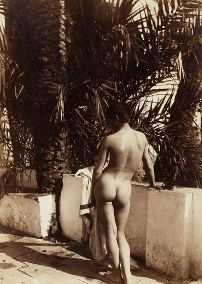 男性ヌード、1890年。 作： Count Wilhelm von Gloeden