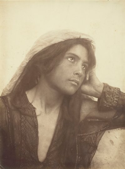 無題[若い女性]、c。 1890年。 作： Count Wilhelm von Gloeden