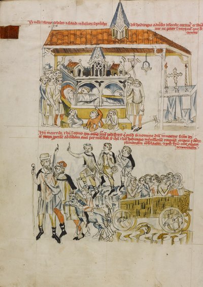 祝福されたヘドウィグの生涯 作： Court workshop of Duke Ludwig I of Liegnitz and Brieg