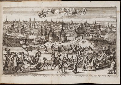 Vologda From：歴史的バーハエル、またはボヤジーの説明、1677年 作： Coyet