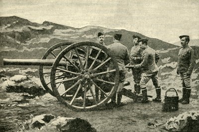 「武器の種類 - 15 ポンド野砲」、1900 年。 作： Cribb
