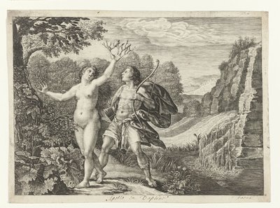 ダフネを追うアポロン Ovid