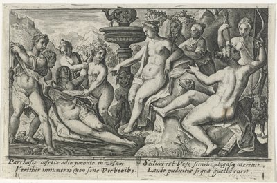 カリストのダイアナ Metamorphosen van Ovidius (シリーズタイトル) 作： Crispijn van de Passe (I)