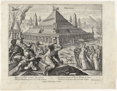 ハリカルナッソスの霊廟 世界の七不思議（シリーズタイトル） 作： Crispijn van de Passe (I)