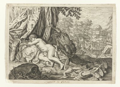 木星とカリスト Metamorfosen van Ovidius (シリーズタイトル) 作： Crispijn van de Passe (II) (attributed to)