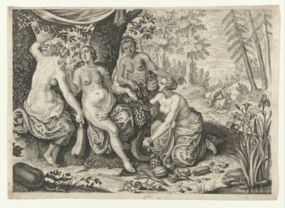 ニンフは宝庫を満たす Ovid