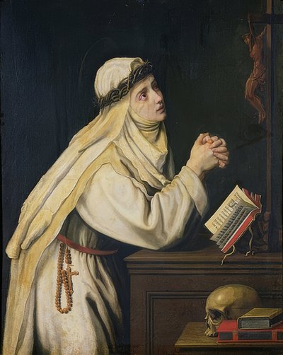 シエナの聖カタリナ（1347-80）。 1620年頃 作： Cristofano Allori