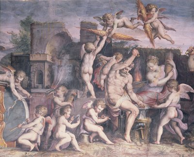 バルカンのフォージ、1555 作： Cristofano Gherardi