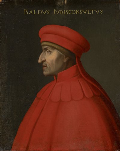 Baldo degli Ubaldiの肖像、1560年頃 作： Cristofano dell Altissimo