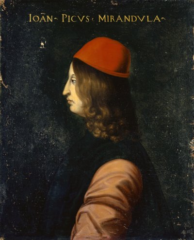 ジョバンニピコデッラミランドラの肖像、1560年頃 作： Cristofano dell Altissimo