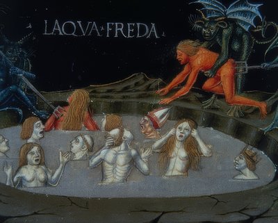 Höllenstrafen（c.154r）。 1476年 作： Cristoforo De Predis
