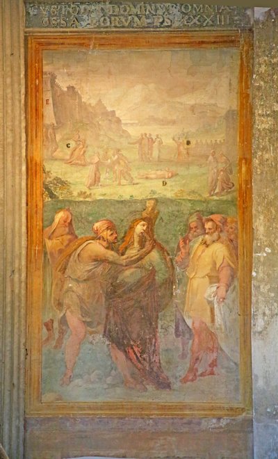 女性聖人の殉教 作： Cristoforo and Tempesta, Antonio Roncalli