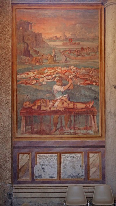 数多くの聖徒の殉教 作： Cristoforo and Tempesta, Antonio Roncalli
