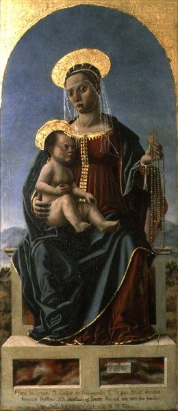 マドンナと子供 作： Cristoforo da Lendinara Canozzi or Canozi