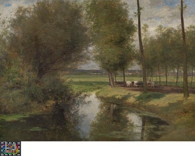 オランダ語：Leielandschap of De weg naar het 