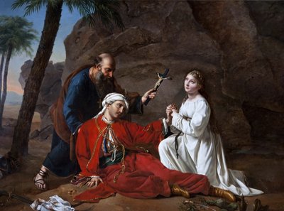 マレク・アデルの死、1814年。 作： Césarine Henriette Davin Mirvault