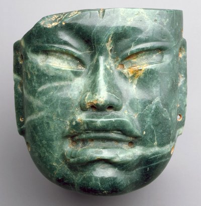 マスク、紀元前900〜400年（ジェダイト） 作： Culture Olmec