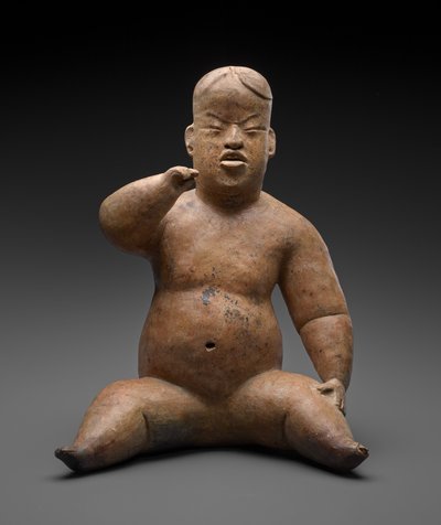 着席フィギュア 作： Culture Olmec