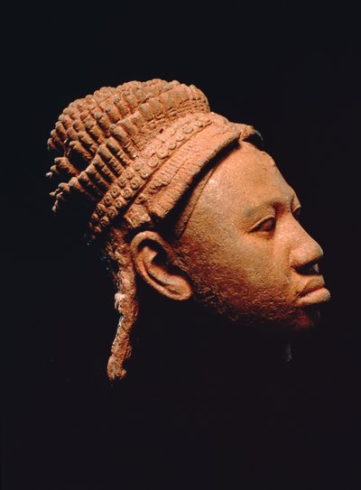 ナイジェリア、イフェ、イタ・イェムーのヨルバ族の王妃の頭部 作： Culture Yoruba
