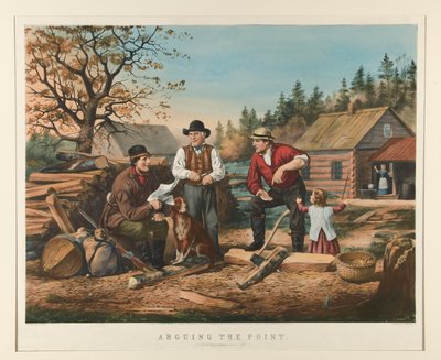 ポイントを主張する 作： Currier and Ives