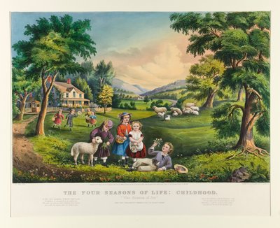 人生の四季：子供時代 作： Currier and Ives