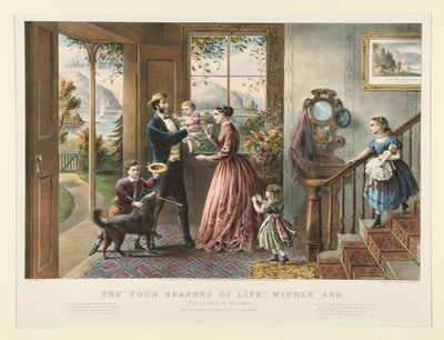 人生の四季: 中世 (p. 1079) 作： Currier and Ives