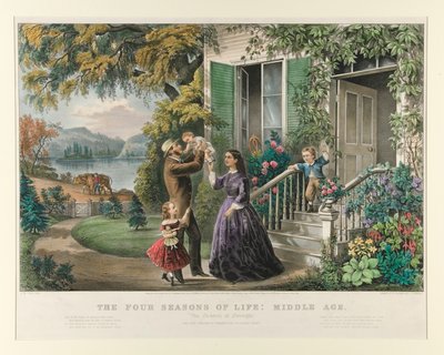 人生の四季：中年 作： Currier and Ives