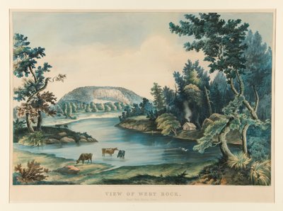 ウェストロックの眺め 作： Currier and Ives