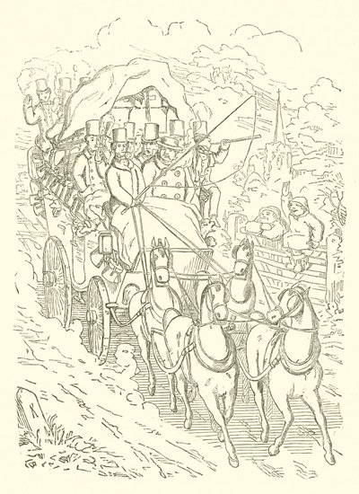 オックスフォードへの途中 作： Cuthbert Bede