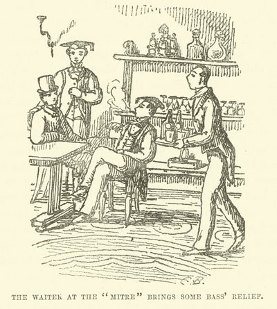 リトル氏バウンサーと彼の友人の緑豊かな緑のイラスト 作： Cuthbert Bradley