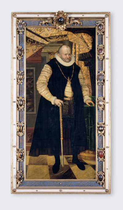 ザクセン選帝侯アウグストゥス 1 世 (1526-1586) の肖像 - Cyriacus Roeder (Rheder) 作 (1560-1598 年頃)、キャンバスに油彩 作： Cyriacus (c.1560 1598) Roder