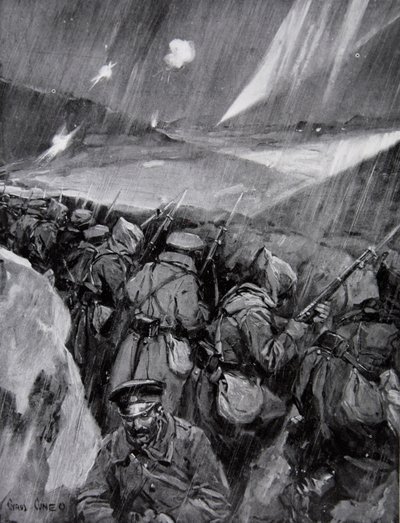 ブルガリア軍がアドリアノープルを包囲 作： Cyrus Cuneo