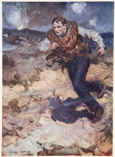 強く圧迫されたイギリスの戦闘機に弾薬を運ぶ英雄的ミディ 作： Cyrus Cuneo