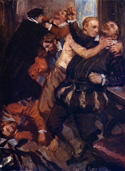 すぐにラウルはドン・イグナシオスの喉にいた 作： Cyrus Cuneo