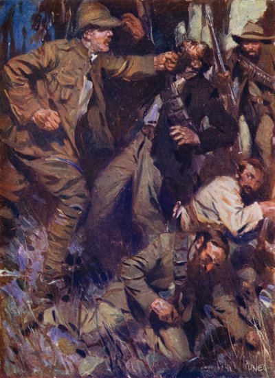 彼らは、Ajaxの強さを持ち、右と左を打つ長腕の悪魔に出会った 作： Cyrus Cuneo