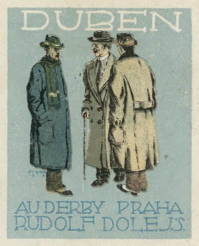 4月。 Au Derby Rudolf Doleファッション、プラハ 作： Czech School