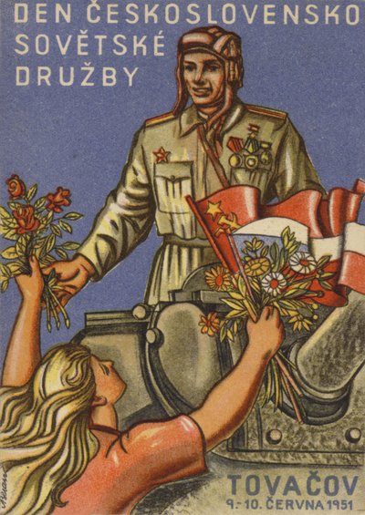 チェコスロバキア-1951年のソビエト友情の日 作： Czech School