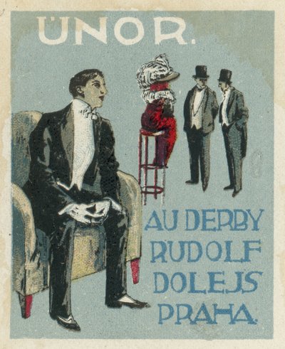 2月。 Au Derby Rudolf Doleファッション、プラハ 作： Czech School