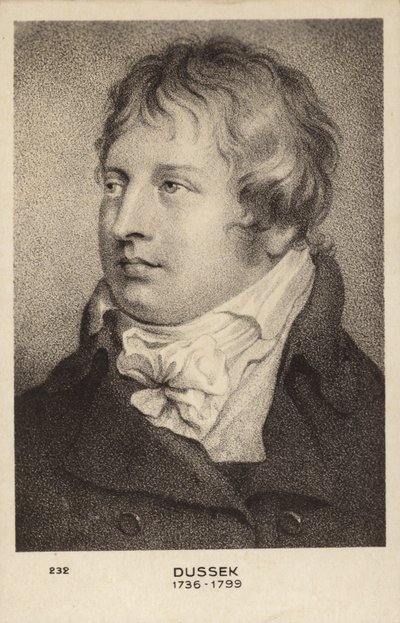 Jan Ladislav Dussek、チェコの作曲家、ピアニスト（1760-1812） 作： Czech School