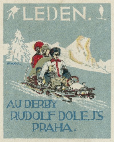 1月。 Au Derby Rudolf Doleファッション、プラハ 作： Czech School
