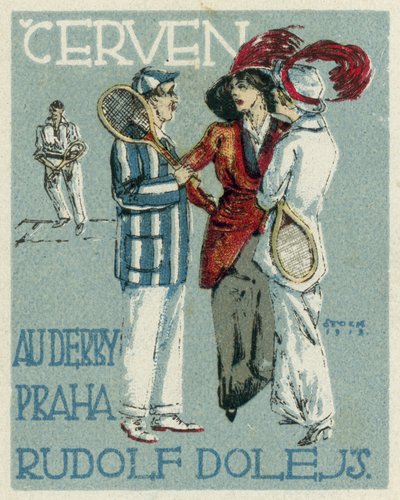 六月。 Au Derby Rudolf Doleファッション、プラハ 作： Czech School