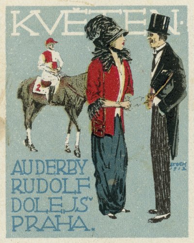 五月。 Au Derby Rudolf Doleファッション、プラハ 作： Czech School