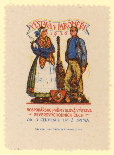 北東ボヘミア経済産業展、ヤロマー、チェコスロバキア、1926 作： Czech School