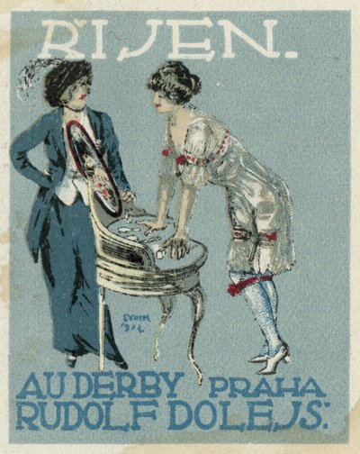 10月。 Au Derby Rudolf Doleファッション、プラハ 作： Czech School