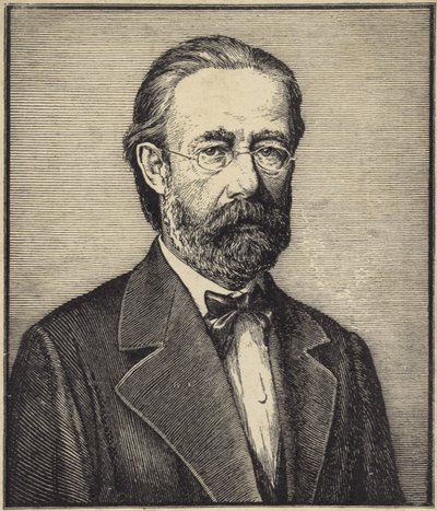 Bedrich Smetanaの肖像 作： Czech School