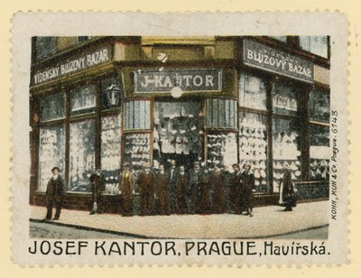 プラハ、ヨーゼフ事務所の店頭 作： Czech School